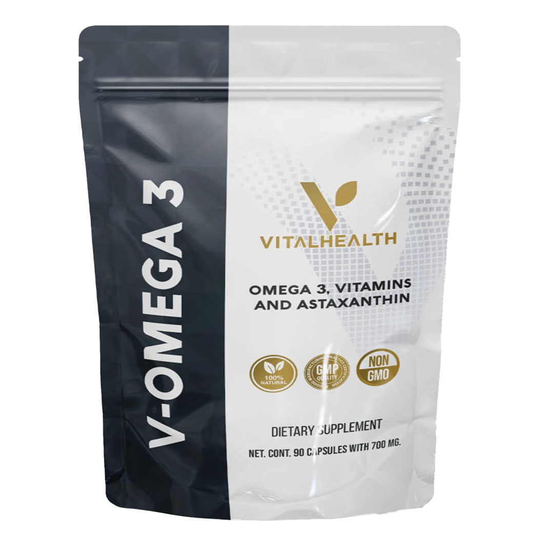 Omega 3 con salmón salvaje y astaxantina | V-OMEGA 3